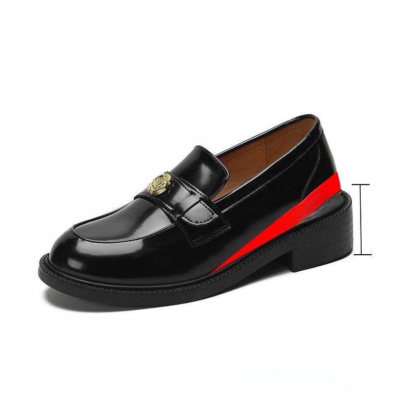 Inside-heeled Leffo women's low-heeled shoes