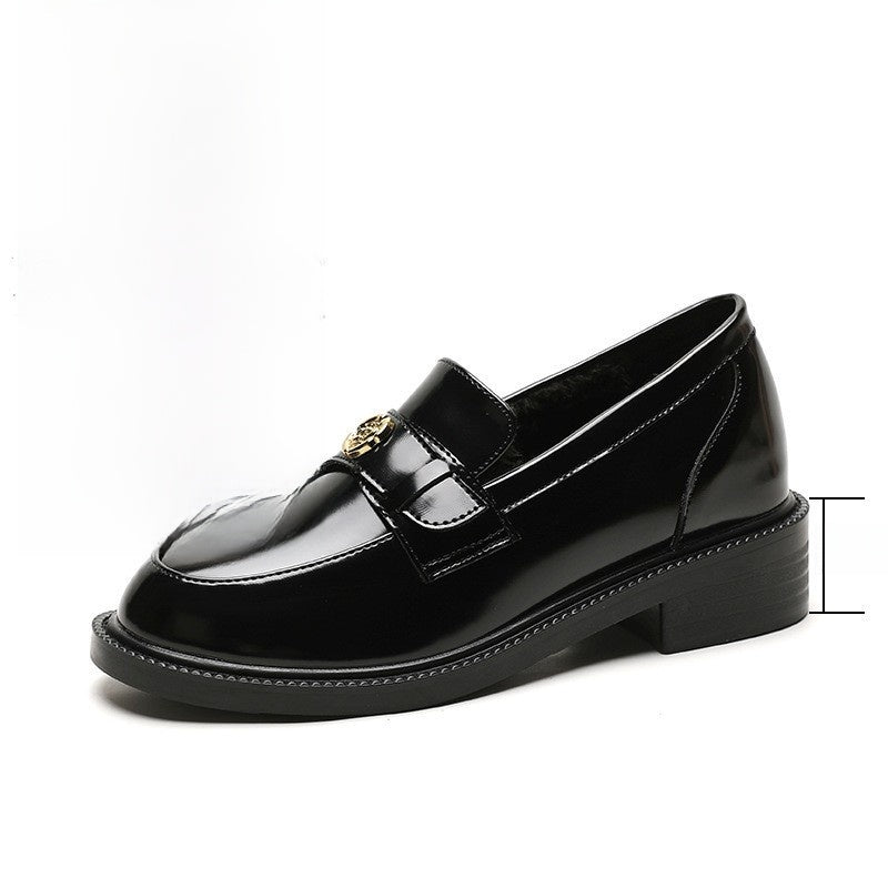 Inside-heeled Leffo women's low-heeled shoes