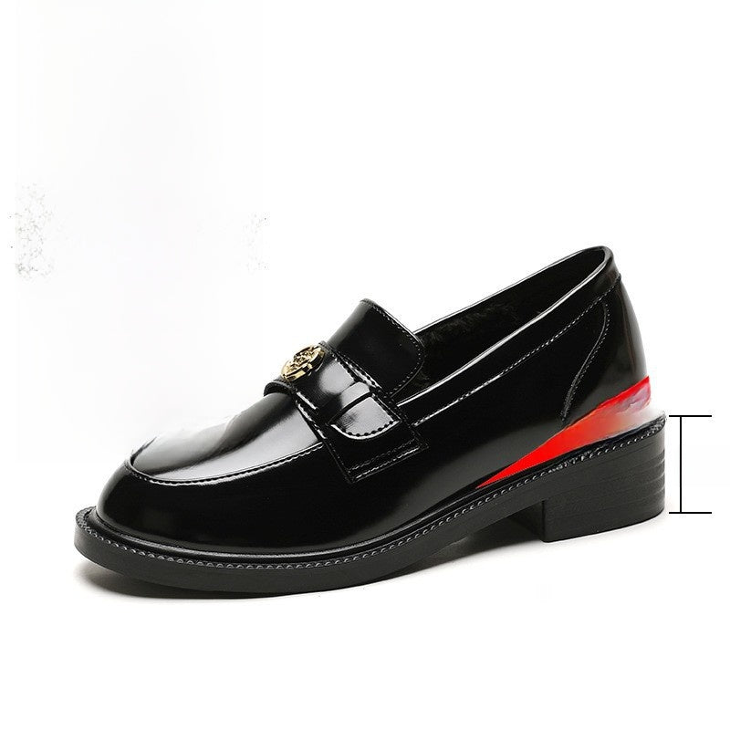 Inside-heeled Leffo women's low-heeled shoes