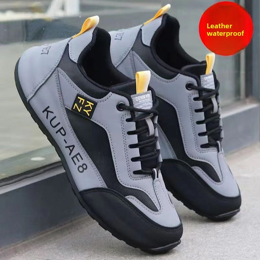 Insole height-increasing men's shoes