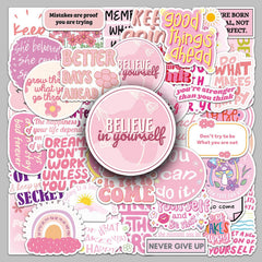 50 Pink Inspirational English -1307