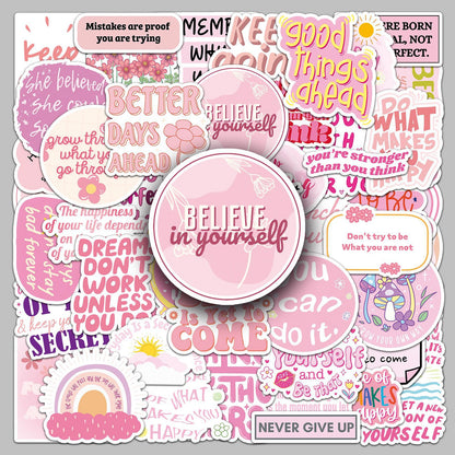 Inspirational English Stickers
