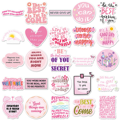 Inspirational English Stickers