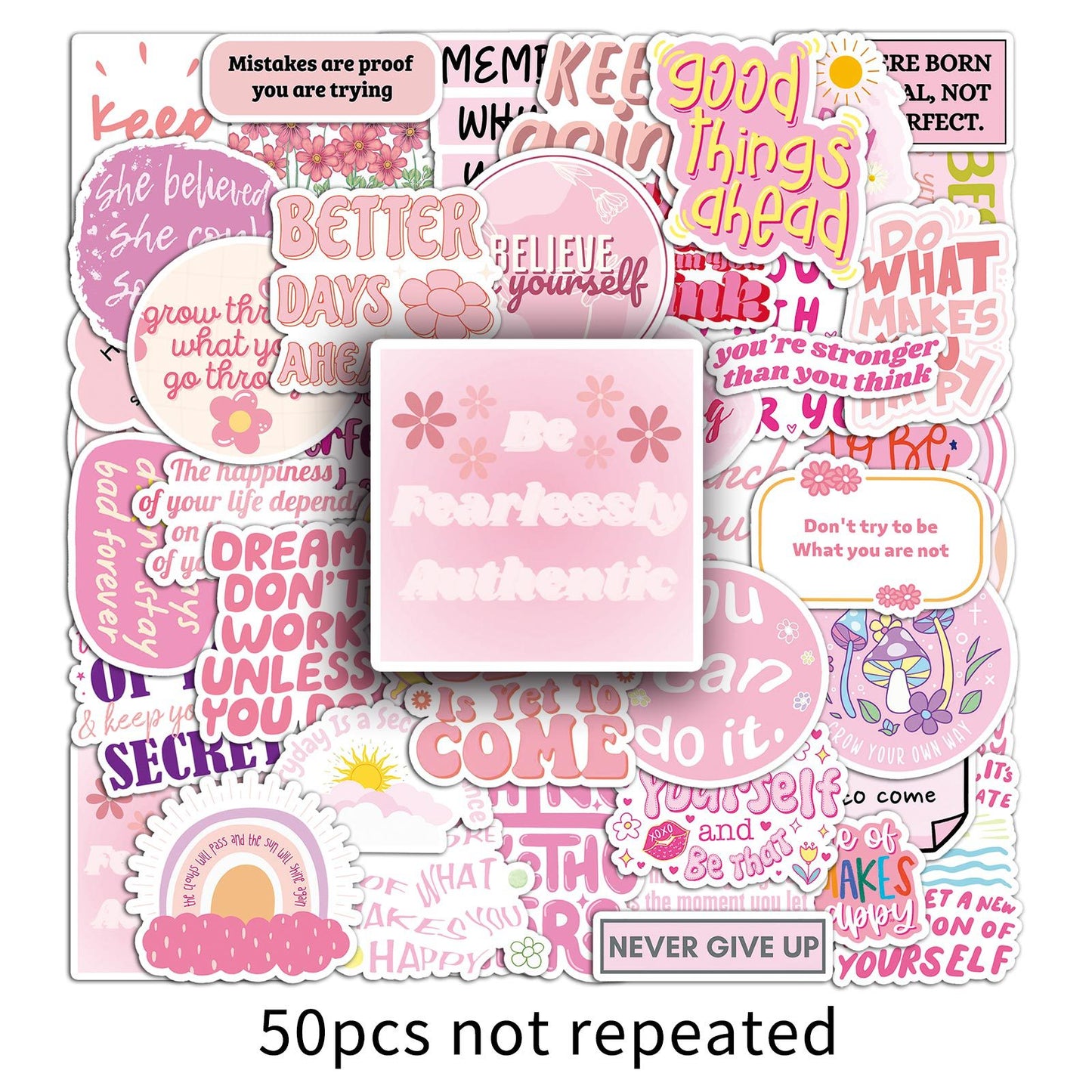 Inspirational English Stickers