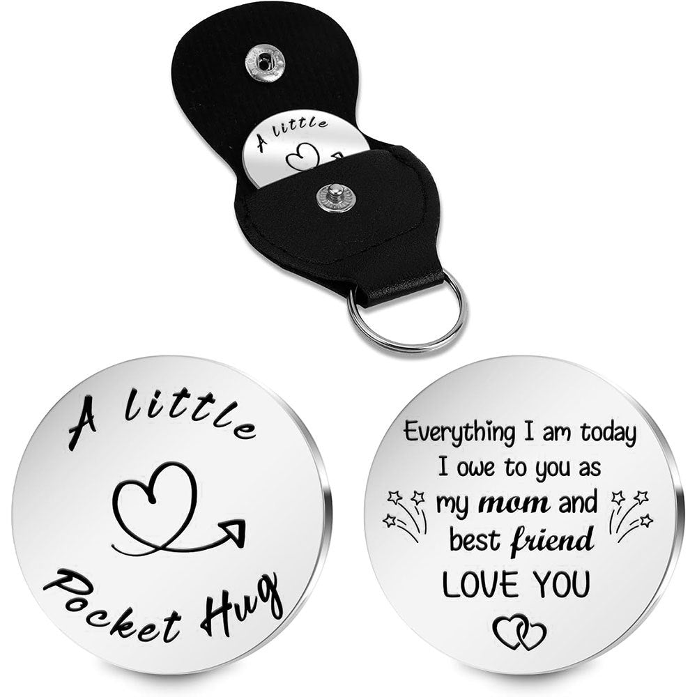 Inspirational Text Token Keychain