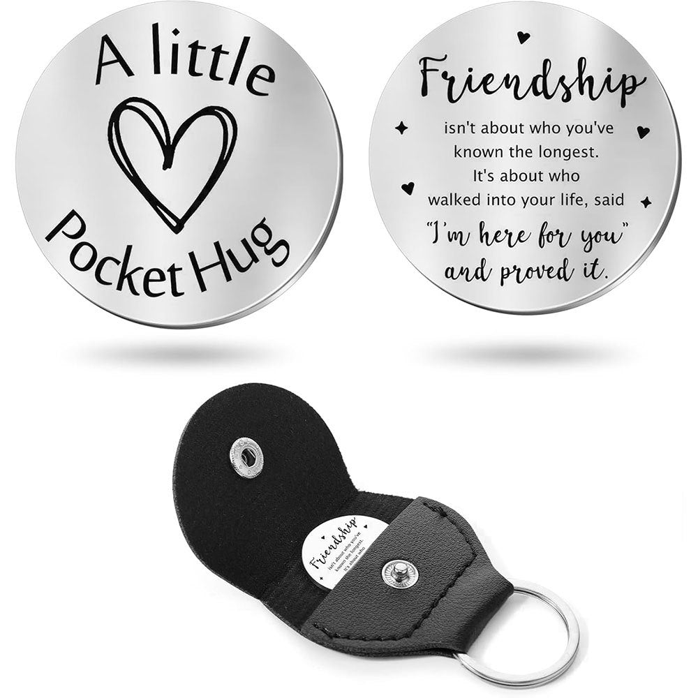 Inspirational Text Token Keychain