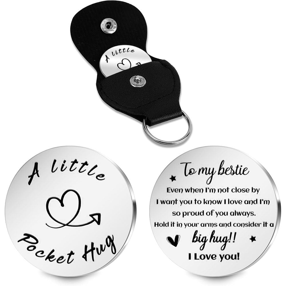 Inspirational Text Token Keychain