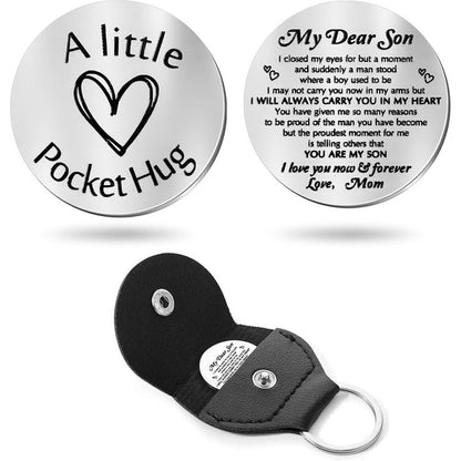 Inspirational Text Token Keychain