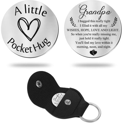 Inspirational Text Token Keychain