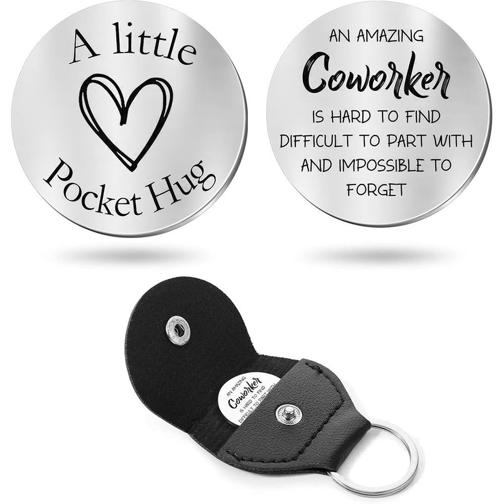 Inspirational Text Token Keychain