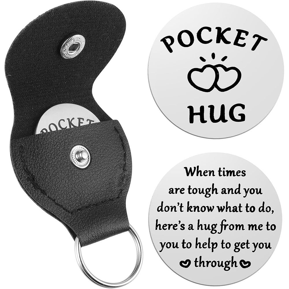 Inspirational Text Token Keychain