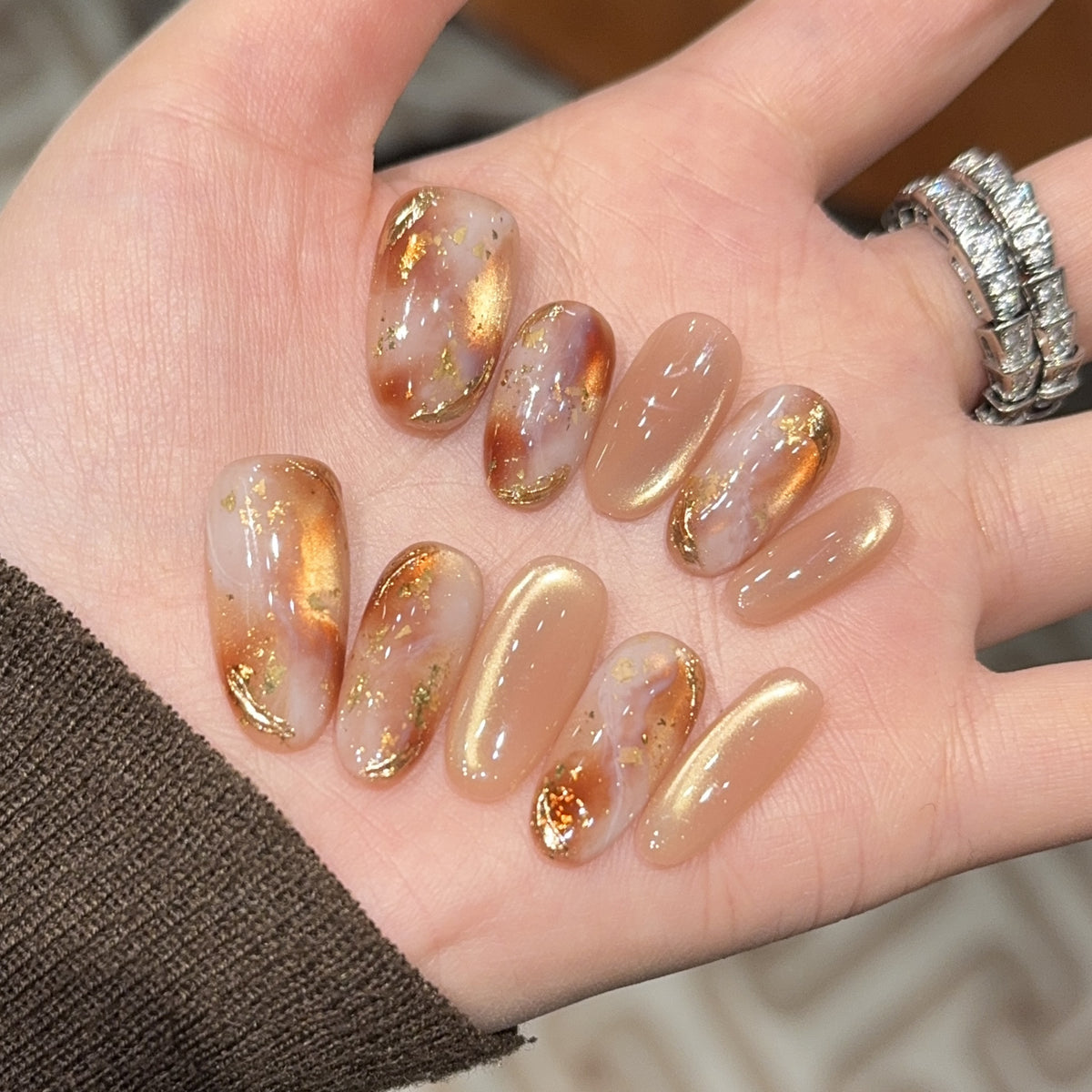 Instagram-style nail art stickers that make your skin look brighter.