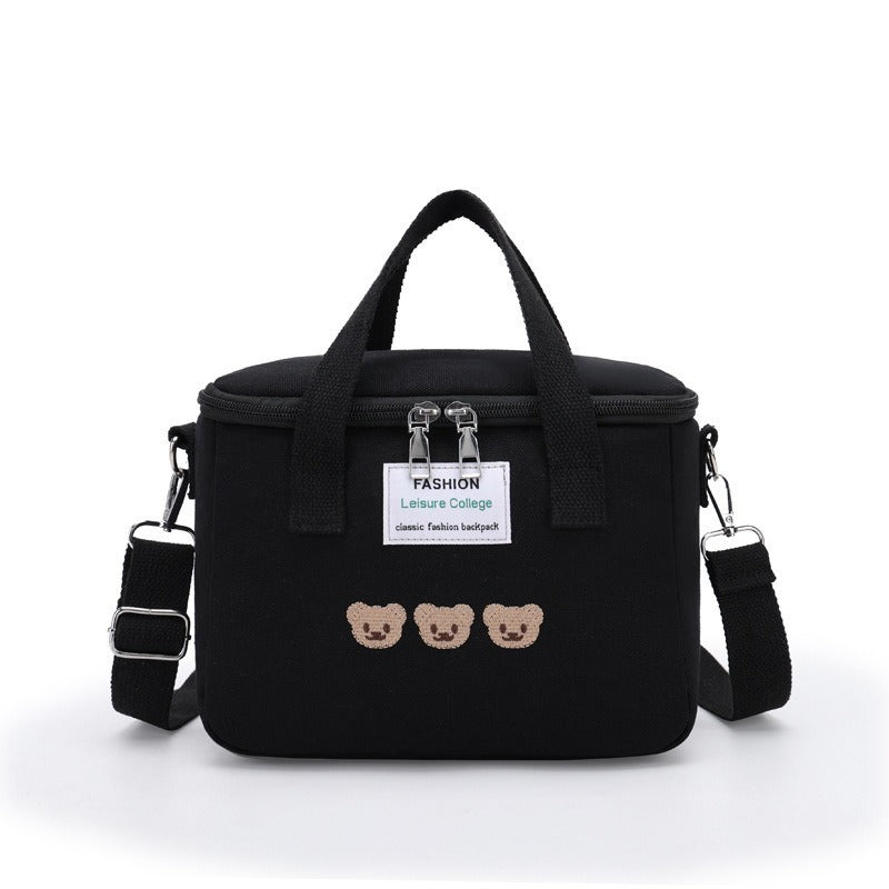 Insulated Canvas Lunch Bag