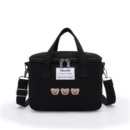 Insulated Canvas Lunch Bag