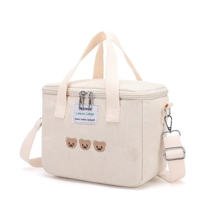 Insulated Canvas Lunch Bag