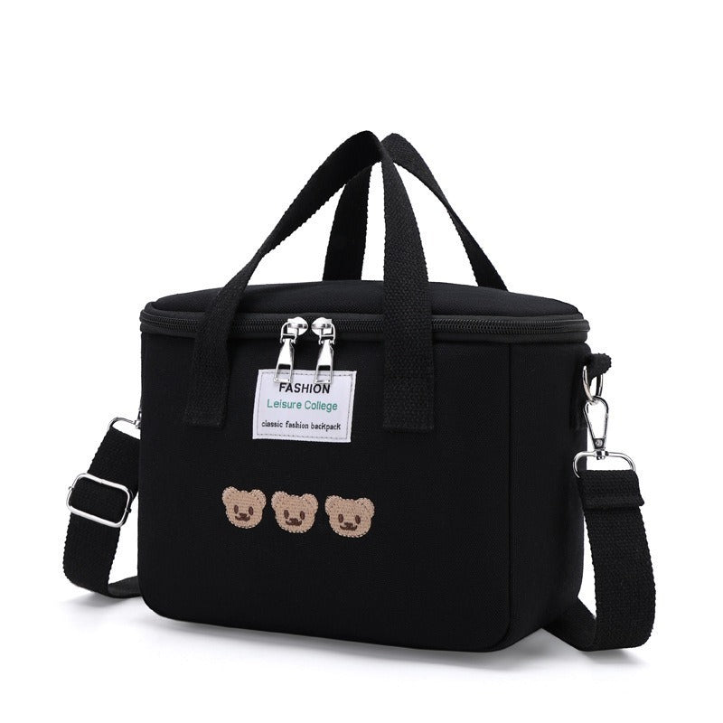 Insulated Canvas Lunch Bag
