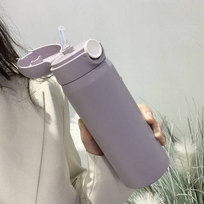 Insulated Cup with Dual Lids