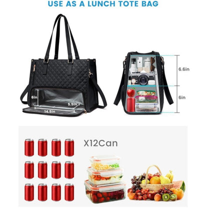 Insulated Lunch Bag with Laptop Compartment