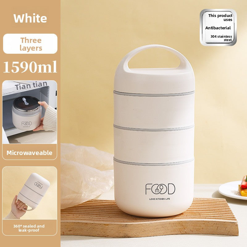 Insulated Lunch Box Soup Thermos Portable Meal Container