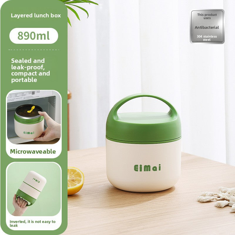 Insulated Lunch Box Soup Thermos Portable Meal Container