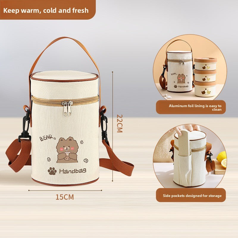Insulated Lunch Box Soup Thermos Portable Meal Container