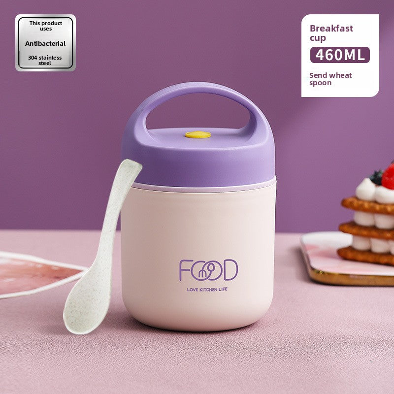 Insulated Lunch Box Soup Thermos Portable Meal Container