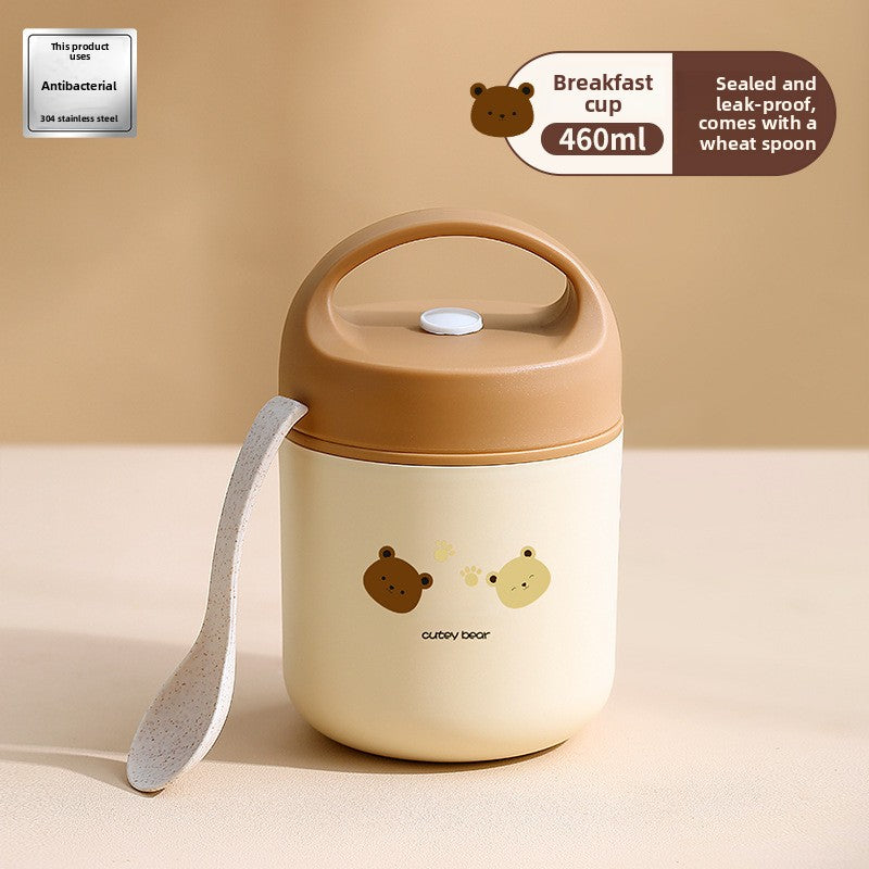 Insulated Lunch Box Soup Thermos Portable Meal Container