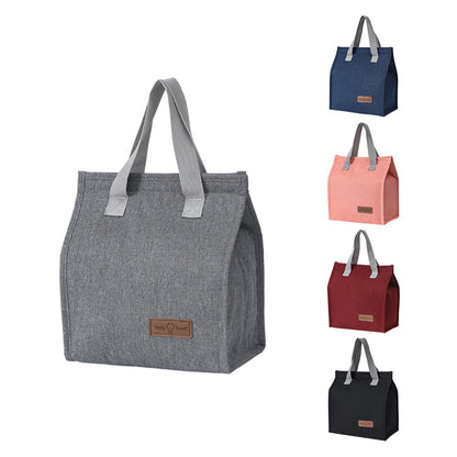Insulated Oxford Cloth Lunch Bag Portable for Students and Outdoor