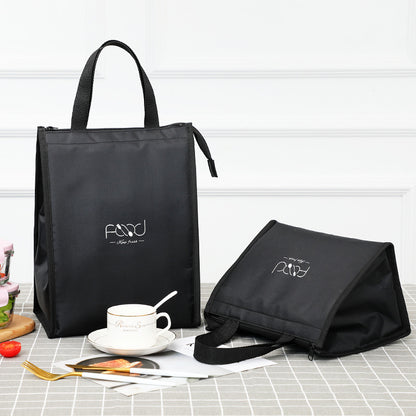 Insulated Oxford Cloth Lunch Bag with Aluminum Foil