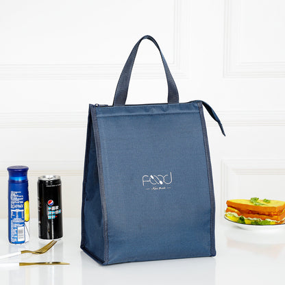 Insulated Oxford Cloth Lunch Bag with Aluminum Foil