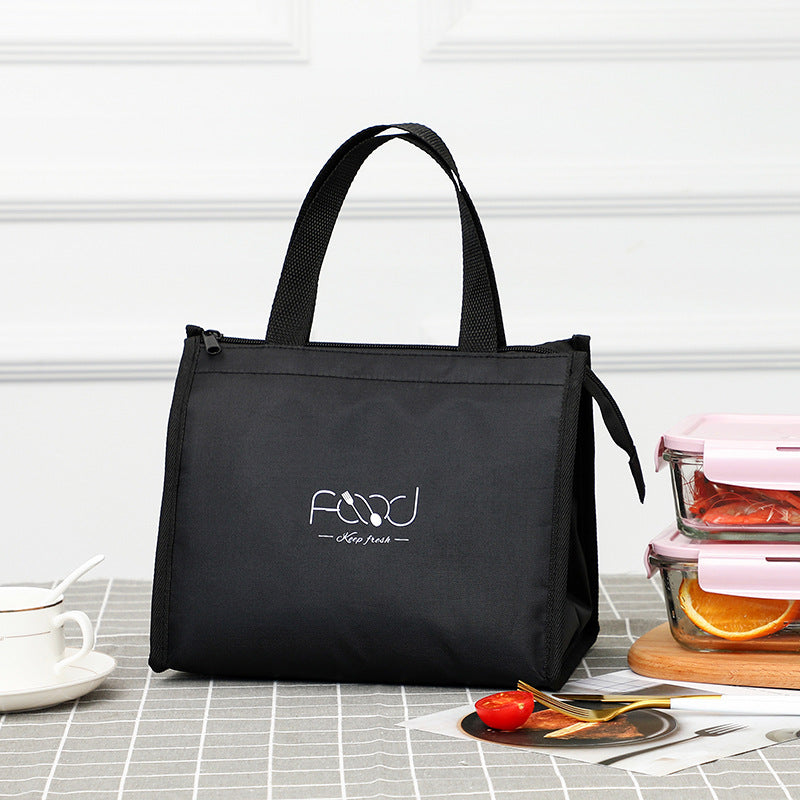 Insulated Oxford Cloth Lunch Bag with Aluminum Foil