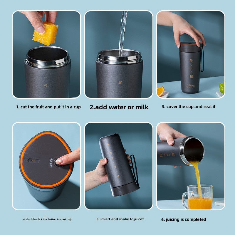 Insulated stainless steel juicer