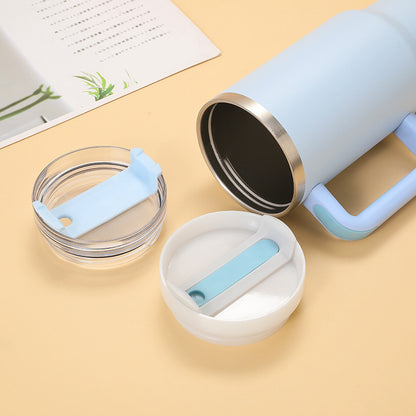 Insulated Stainless Steel Travel Mug with Handle