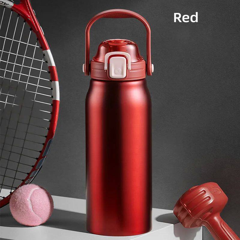Insulated Stainless Steel Water Bottle with Straw