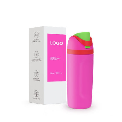 Insulated Stainless Steel Water Bottle with Straw