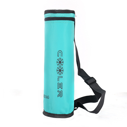 Insulated Water Bottle Bag with Adjustable Strap