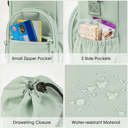 Insulated Water Bottle Cover with Shoulder Strap