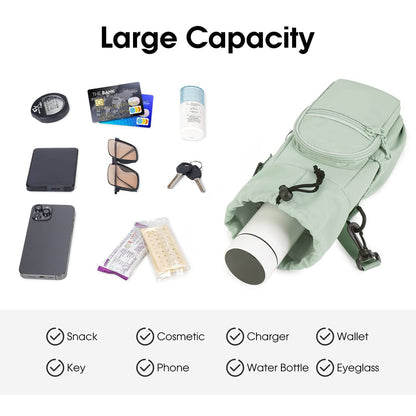 Insulated Water Bottle Cover with Shoulder Strap