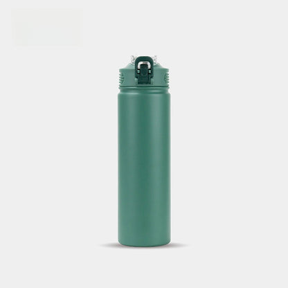 Insulated Water Bottle with Straw