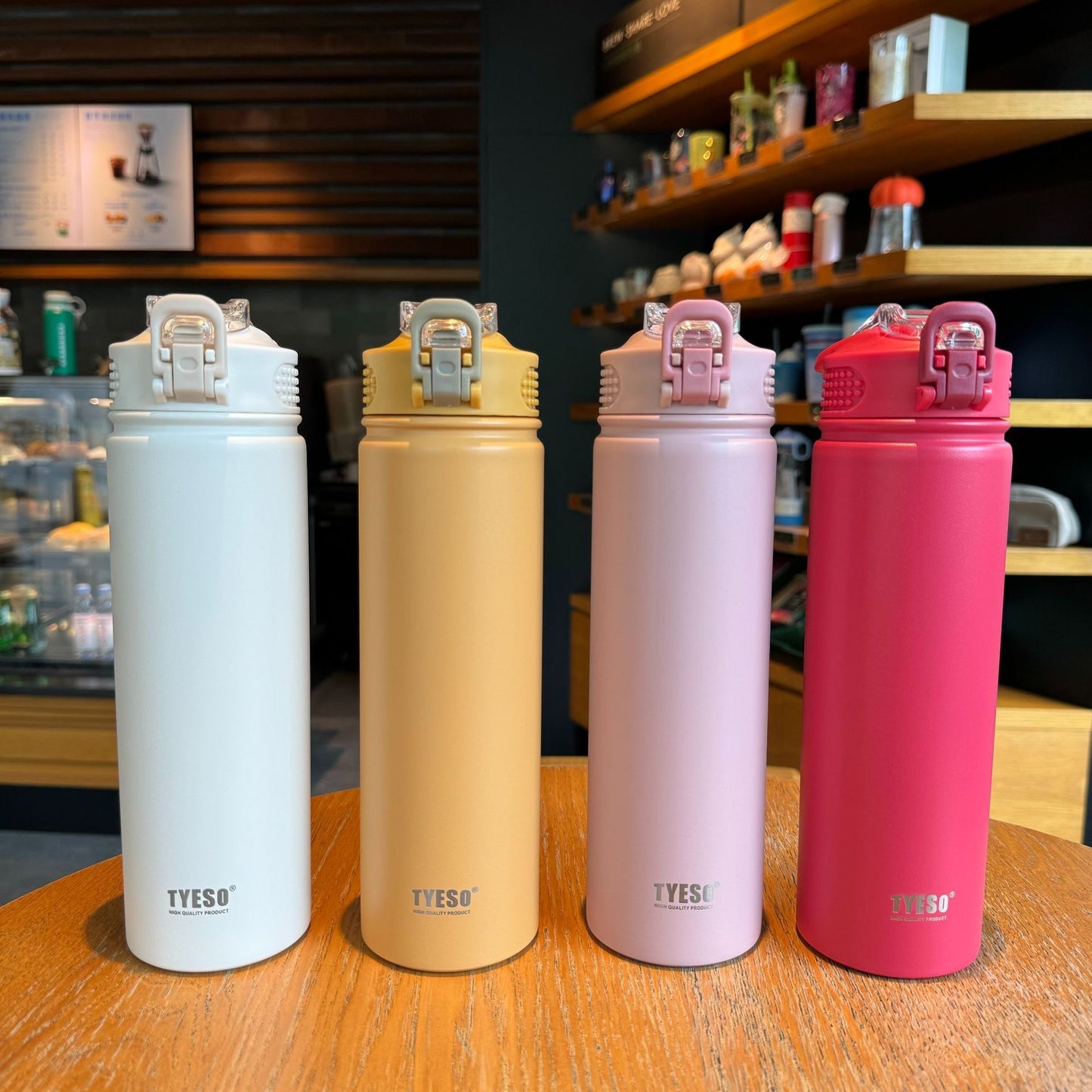 Insulated Water Bottle with Straw