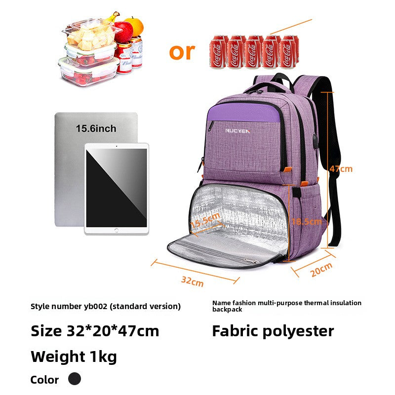 Insulated Waterproof School Backpack