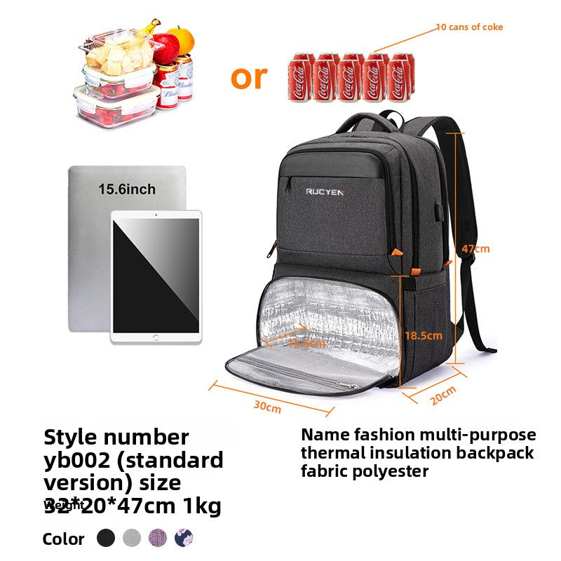 Insulated Waterproof School Backpack