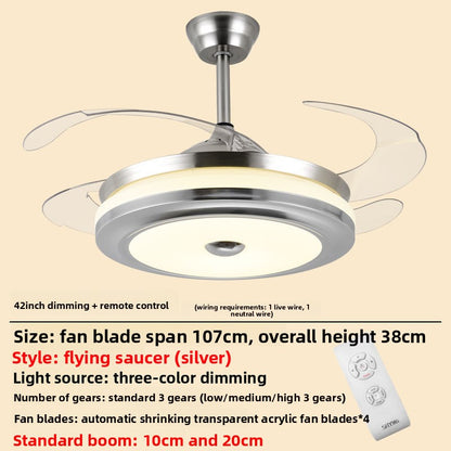 Integrated Ceiling Fan with Light