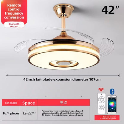 Integrated Ceiling Fan with Light
