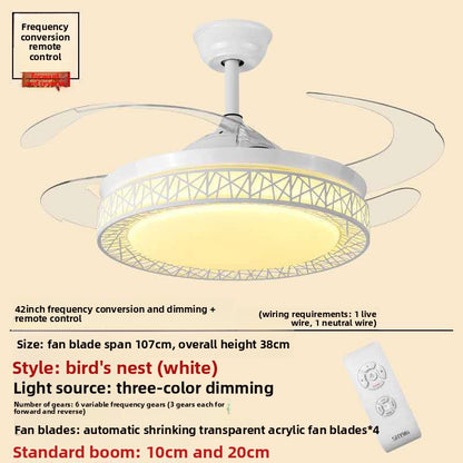Integrated Ceiling Fan with Light