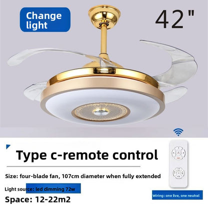Integrated Ceiling Fan with Light