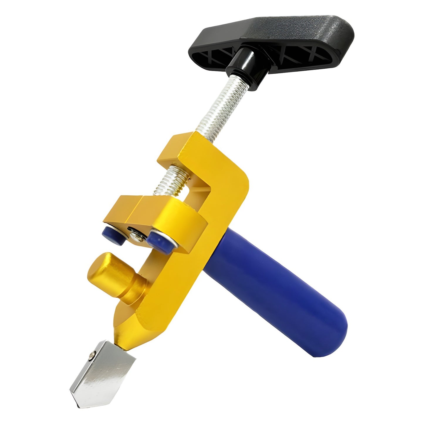 Integrated glass knife tile splitter