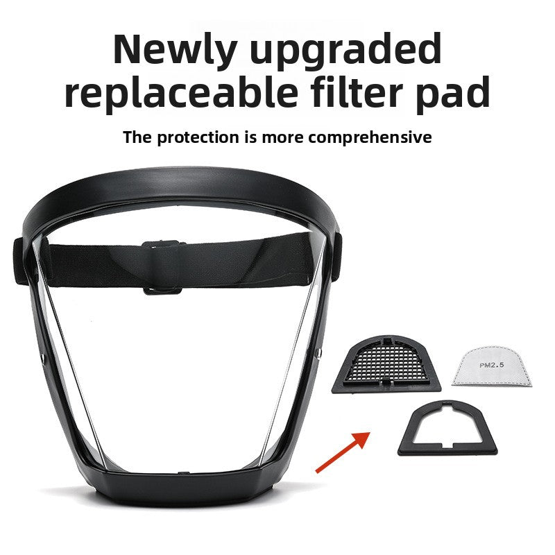 Integrated isolation anti-fog protection mask