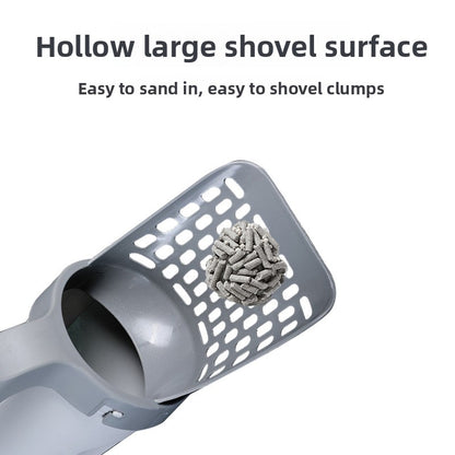 Integrated Lazy Cat Litter Shovel suit