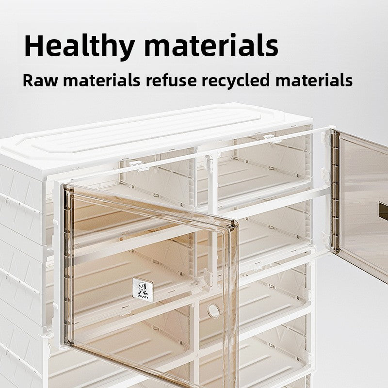 Integrated shoe cabinet without installation